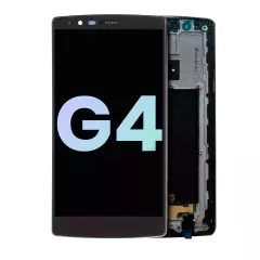 Ecrã LCD com Aro para LG G4 (OEM Original) (Black)