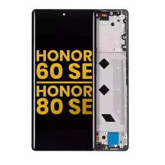 Ecrã OLED com Aro para Honor 60 SE / 80 SE (Recondicionado) (Black)
