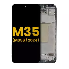 Ecrã OLED com Aro para Samsung Galaxy M35 (M356 / 2024) (Recondicionado) (Black)