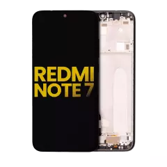 Ecrã LCD com Aro para Xiaomi Redmi Note 7 / 7 Pro (Recondicionado) (Black)