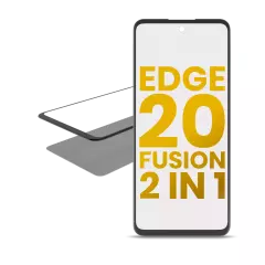 2 in 1 Front Glass With OCA Pre-Installed para Motorola Edge 20 Fusion (XT2139-2 / 2021)