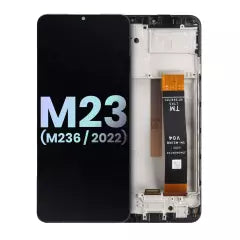 Ecrã LCD com Aro para Samsung Galaxy M23 (M236 / 2022) (Service Pack) (Todas as Cores)