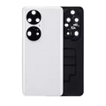 Back cover Glass With Camera Lens para Huawei P50 Pro (Pearl White)