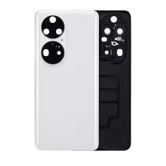 Back cover Glass With Camera Lens para Huawei P50 Pro (Pearl White)