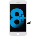 LCD Assembly With Steel Plate para iPhone 8 Plus (Aftermarket: AQ7) (White)