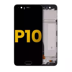 Ecrã LCD com Aro para Huawei P10 (Recondicionado) (Black)