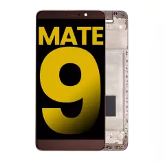 Ecrã LCD com Aro para Huawei Mate 9 (Recondicionado) (Brown)