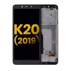 Ecrã LCD com Aro para LG K20 (2019) (Recondicionado) (Todas as Cores)