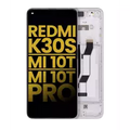 Ecrã LCD com Aro para Xiaomi Redmi K30S / Mi 10T / Mi 10T Pro 5G (Recondicionado) (White)