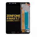 Ecrã LCD com Aro para Asus ZenFone 4 Max 5.2" (ZC520KL / 2017) (Recondicionado) (Black)