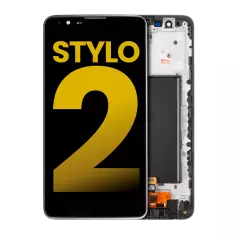 Ecrã LCD com Aro para LG G Stylo 2 (Recondicionado) (Black)
