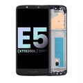 Ecrã LCD com Aro para Motorola Moto E5 (XT1920DL / 2018) (OEM Original) (Flash Gray)