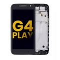 Ecrã LCD com Aro para Motorola Moto G4 Play (XT1600 / XT1601 / XT1602 / XT1603 / XT1604 / XT1607 / XT1609 / 2016) (Recondicionado) (Black)