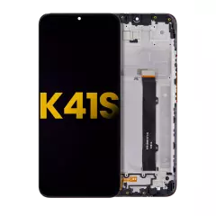 Ecrã LCD com Aro para LG K41S (Recondicionado) (Todas as Cores)