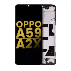 Ecrã LCD com Aro para OPPO A59 / A2X (Recondicionado) (Todas as Cores)