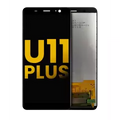 Ecrã LCD sem Aro Botão Home Pre-Installed para HTC U11 Plus (Recondicionado) (Black)