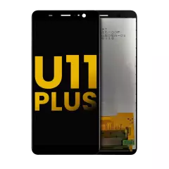 Ecrã LCD sem Aro Botão Home Pre-Installed para HTC U11 Plus (Recondicionado) (Black)