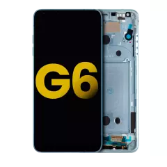 Ecrã LCD com Aro para LG G6 (Recondicionado) (Marine Blue)