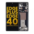 Ecrã OLED com Aro para Motorola Edge Plus / Edge 40 Pro (XT2301 / 2023) (OEM Original) (Interstellar Black)