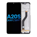 Ecrã LCD com Aro para Samsung Galaxy A20s (A207 / 2019) (Aftermarket: Incell) (Todas as Cores)