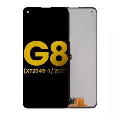 Ecrã LCD sem Aro para Motorola Moto G8 (XT2045-1 / 2020) (Recondicionado) (Black)
