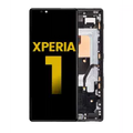 Ecrã LCD com Aro para Sony Xperia 1 (Recondicionado) (Black)