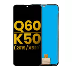 Ecrã LCD sem Aro para LG Q60 / K50 ( 2019 / X520) (Recondicionado) (Todas as Cores)