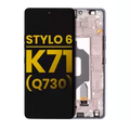 Ecrã LCD com Aro para LG Stylo 6 / K71 (Recondicionado) (Black)