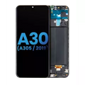 Ecrã LCD com Aro para Samsung Galaxy A30 (A305 / 2019) (Aftermarket: Incell) (Todas as Cores)