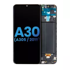 Ecrã LCD com Aro para Samsung Galaxy A30 (A305 / 2019) (Aftermarket: Incell) (Todas as Cores)