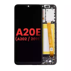 Ecrã LCD com Aro para Samsung Galaxy A20e (A202 / 2019) (Compatível Plus) (Todas as Cores)