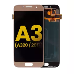 Ecrã OLED sem Aro para Samsung Galaxy A3 (A320 / 2017) (Recondicionado) (Gold)