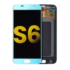 Ecrã OLED sem Aro para Samsung Galaxy S6 (Recondicionado) (Blue Topaz)