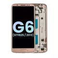 Ecrã LCD com Aro para Motorola Moto G6 (XT1925 / 2018) (OEM Original) (Oyster Blush)
