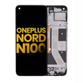 Ecrã LCD com Aro para OnePlus Nord N100 (Recondicionado) (Black)