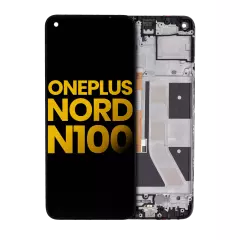 Ecrã LCD com Aro para OnePlus Nord N100 (Recondicionado) (Black)