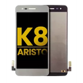 Ecrã LCD sem Aro para LG K8 (2017) / Aristo (US Version) (Recondicionado) (Silver)