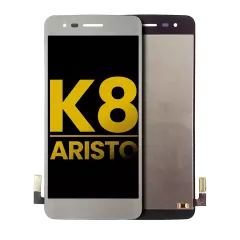 Ecrã LCD sem Aro para LG K8 (2017) / Aristo (US Version) (Recondicionado) (Silver)