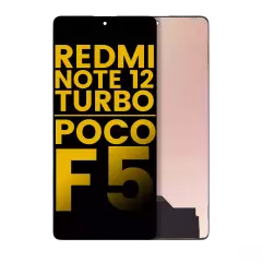 Ecrã OLED sem Aro para Xiaomi Redmi Note 12 Turbo / Xiaomi Poco F5 (Recondicionado) (Todas as Cores)