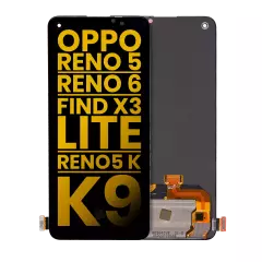Ecrã OLED sem Aro para OPPO Reno 5 / Reno 6 / Find X3 Lite / Reno5 K / K9 (Recondicionado) (Todas as Cores)