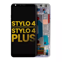 Ecrã LCD com Aro para LG Stylo 4 / Stylo 4 Plus (Recondicionado) (Lavender Violet)