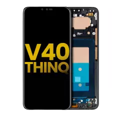 Ecrã OLED com Aro para LG V40 ThinQ (Recondicionado) (Black)