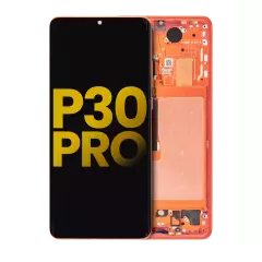 Ecrã OLED com Aro para Huawei P30 Pro (Compatível Plus) (Orange)
