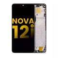 Ecrã LCD com Aro para Huawei Nova 12i (Recondicionado) (Black)
