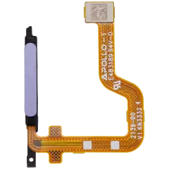Leitor de Impressão Digital With Flex Cable para Motorola Moto G13 (XT2331 / 2023) (OEM Original) (Blue Lavender)