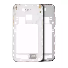 Mid-Frame Housing para Samsung Galaxy Note 2 (With Small Parts) (White)