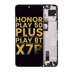 Ecrã LCD com Aro para Honor Play 50 Plus / Play 8T / X7B / 90 Smart (Recondicionado) (Todas as Cores)