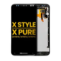 Ecrã LCD com Aro para Motorola Moto X Style (XT1572 / 2015) / Moto X Pure Edition (XT1575 / 2015) (Recondicionado) (Black)