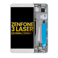 Ecrã LCD com Aro para Asus ZenFone 3 Laser (ZC551KL / 2016) (Recondicionado) (White)