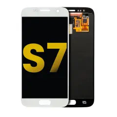 Ecrã OLED sem Aro para Samsung Galaxy S7 (Recondicionado) (White Pearl)